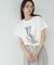 箔ロゴプリントTシャツ