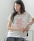 刺繍フレーズTシャツ【再入荷】