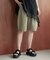 ハーフ丈バレルパンツ