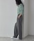 Comfy Slacks｜イージーストレートワイドパンツ【LIVE紹介／上枝みどりさん着用／セットアップ対応】