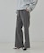 Comfy Slacks｜イージーストレートフレアパンツ【LIVE紹介／上枝みどりさん着用／セットアップ対応】