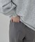 Comfy Slacks｜イージーストレートフレアパンツ【LIVE紹介／上枝みどりさん着用／セットアップ対応】