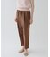 【ひんやり／UVカット／即戦力ボトム】タックイージーテーパードパンツ　セットアップ対応