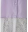 【ひんやり／体型カバー】レースフレンチスリーブブラウス