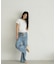 【8サイズ展開／トールサイズ】DeniMoove ライトデニム イージーパンツ　360°ストレッチ