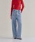 【8サイズ展開／トールサイズ】DeniMoove ライトデニム イージーパンツ　360°ストレッチ