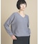 Everyday Color Vネックラメガーターニット 9色展開 WEB限定カラーあり