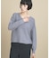 Everyday Color Vネックラメガーターニット 9色展開 WEB限定カラーあり