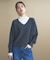 Everyday Color Vネックラメガーターニット 9色展開 WEB限定カラーあり