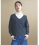 Everyday Color Vネックラメガーターニット 9色展開 WEB限定カラーあり