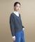 Everyday Color Vネックラメガーターニット 9色展開 WEB限定カラーあり