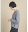 Everyday Color Vネックラメガーターニット 9色展開 WEB限定カラーあり
