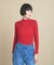【WEB限定カラーあり】Relaxy Rich シルクカシミヤ混 モックネック ニット