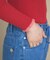 【WEB限定カラーあり】Relaxy Rich シルクカシミヤ混 モックネック ニット