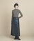 【WEB限定カラーあり】Relaxy Rich シルクカシミヤ混 モックネック ニット