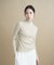 【WEB限定カラーあり】Relaxy Rich シルクカシミヤ混 モックネック ニット