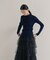 【WEB限定カラーあり】Relaxy Rich シルクカシミヤ混 モックネック ニット