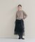 【WEB限定カラーあり】Relaxy Rich シルクカシミヤ混 クルーニット