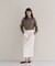 【WEB限定カラーあり】Relaxy Rich シルクカシミヤ混 クルーニット