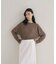 【WEB限定カラーあり】Relaxy Rich シルクカシミヤ混 クルーニット