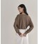 【WEB限定カラーあり】Relaxy Rich シルクカシミヤ混 クルーニット