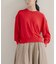 【WEB限定カラーあり】Relaxy Rich シルクカシミヤ混 クルーニット