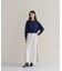 【WEB限定カラーあり】Relaxy Rich シルクカシミヤ混 クルーニット
