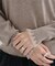 【WEB限定カラーあり】Relaxy Rich シルクカシミヤ混 クルーニット