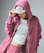 PIGMENT DYED FACE AND LOGO SQUARE PATCH ZIP UP SWEAT HOODIE