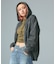 PIGMENT DYED FACE AND LOGO SQUARE PATCH ZIP UP SWEAT HOODIE