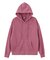 PIGMENT DYED FACE AND LOGO SQUARE PATCH ZIP UP SWEAT HOODIE
