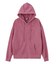 PIGMENT DYED FACE AND LOGO SQUARE PATCH ZIP UP SWEAT HOODIE