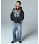 ASYMMETRIC WAIST BARREL LEG DENIM PANTS