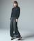 ASYMMETRIC WAIST BARREL LEG DENIM PANTS