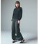 ASYMMETRIC WAIST BARREL LEG DENIM PANTS