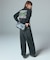 ASYMMETRIC WAIST BARREL LEG DENIM PANTS