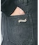 ASYMMETRIC WAIST BARREL LEG DENIM PANTS