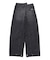ASYMMETRIC WAIST BARREL LEG DENIM PANTS