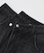 ASYMMETRIC WAIST BARREL LEG DENIM PANTS