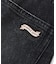 ASYMMETRIC WAIST BARREL LEG DENIM PANTS
