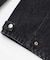 ASYMMETRIC WAIST BARREL LEG DENIM PANTS