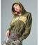 STUDDED LOGO ZIP UP SWEAT HOODIE