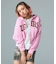 STUDDED LOGO ZIP UP SWEAT HOODIE