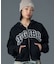 STUDDED LOGO ZIP UP SWEAT HOODIE