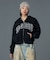 STUDDED LOGO ZIP UP SWEAT HOODIE