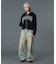 STUDDED LOGO ZIP UP SWEAT HOODIE