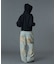 STUDDED LOGO ZIP UP SWEAT HOODIE
