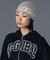 STUDDED LOGO ZIP UP SWEAT HOODIE