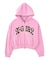 STUDDED LOGO ZIP UP SWEAT HOODIE