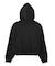 STUDDED LOGO ZIP UP SWEAT HOODIE